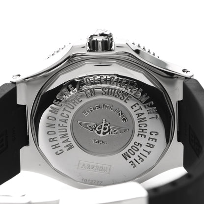 Breitling Stainless Steel Rubber 42mm SuperOcean GMT Automatic Watch Black A32380 4 of 4