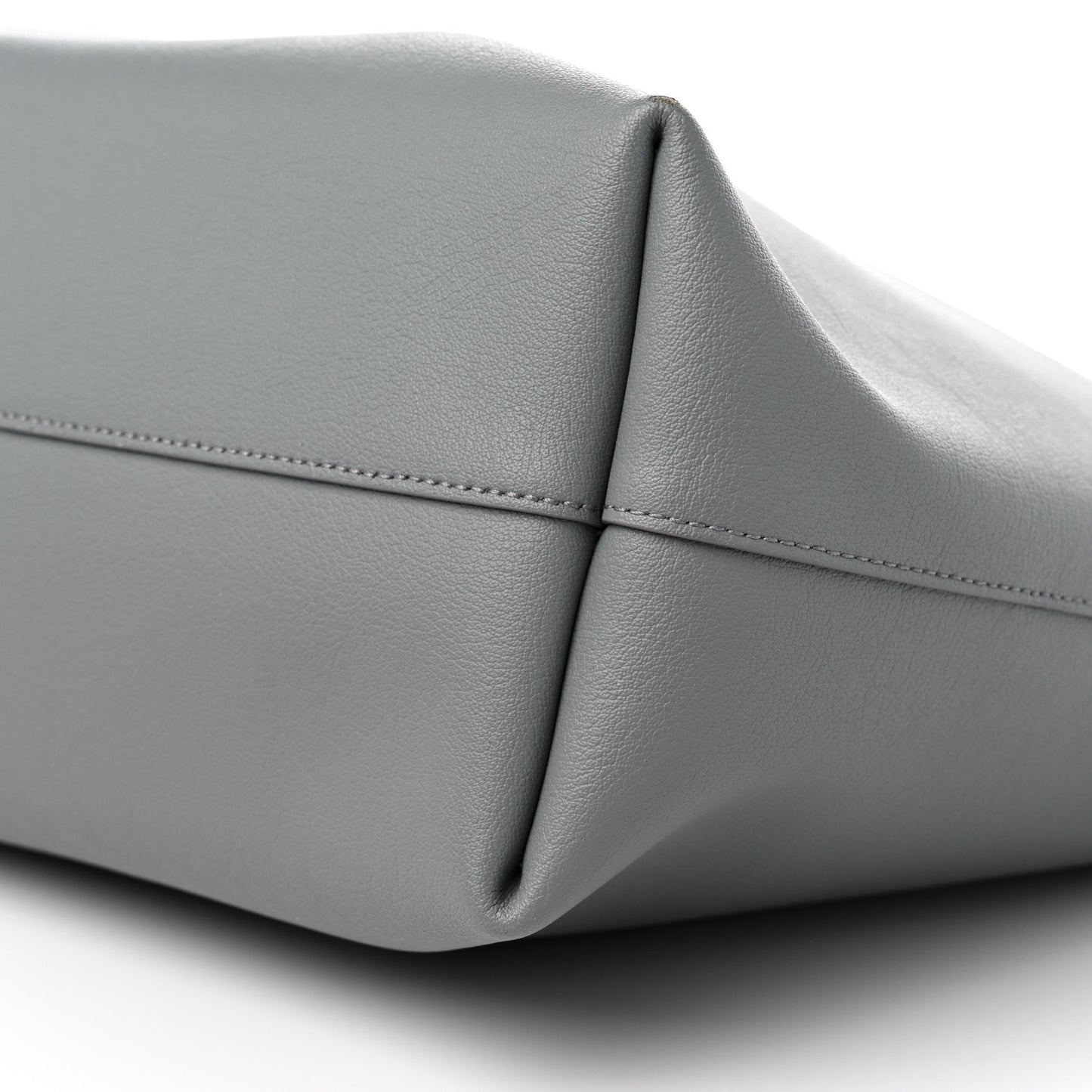 Calfskin Large Shopping Tote Granite