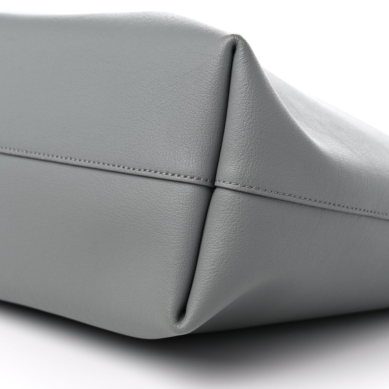 Saint Laurent Calfskin Large Shopping Tote Granite 9 of 11
