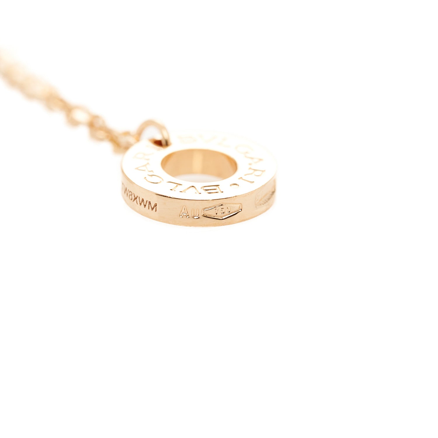 Bulgari 18K Rose Gold Diamond Black Onyx Divas' Dream Pendant Necklace 6 of 9
