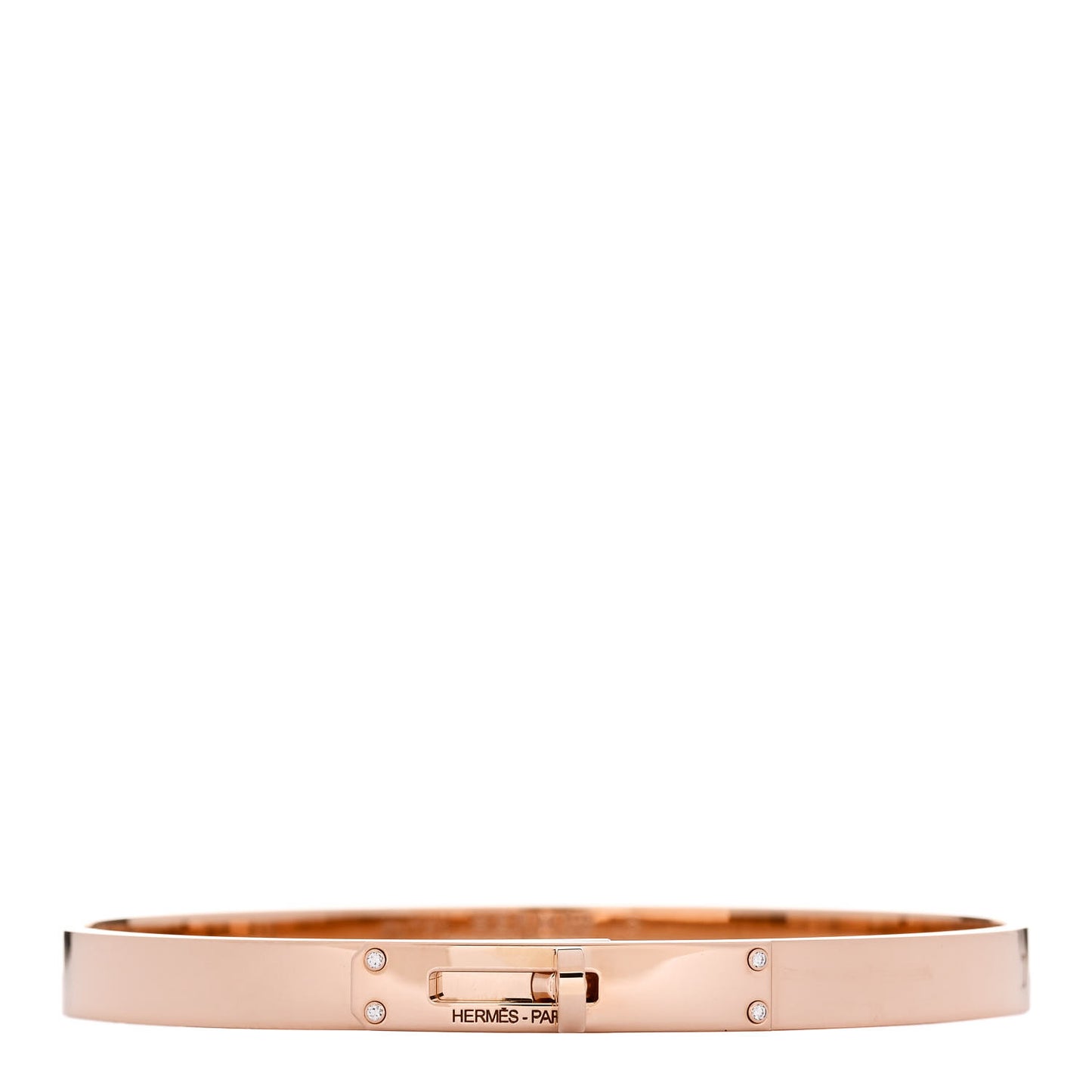 18K Rose Gold Diamond PM Kelly Bracelet LG