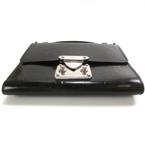 Vernis Glace Anouchka PM Wallet Black