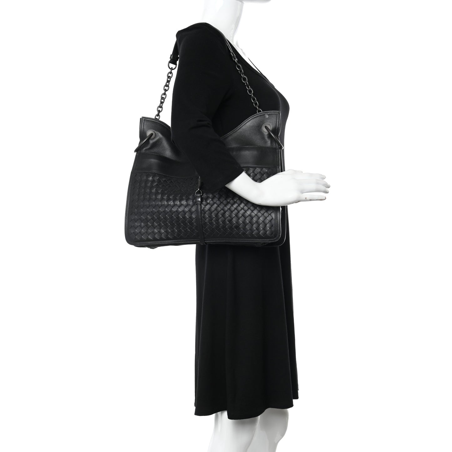 Nappa Intrecciato Beverly '71/'16 Bag Black