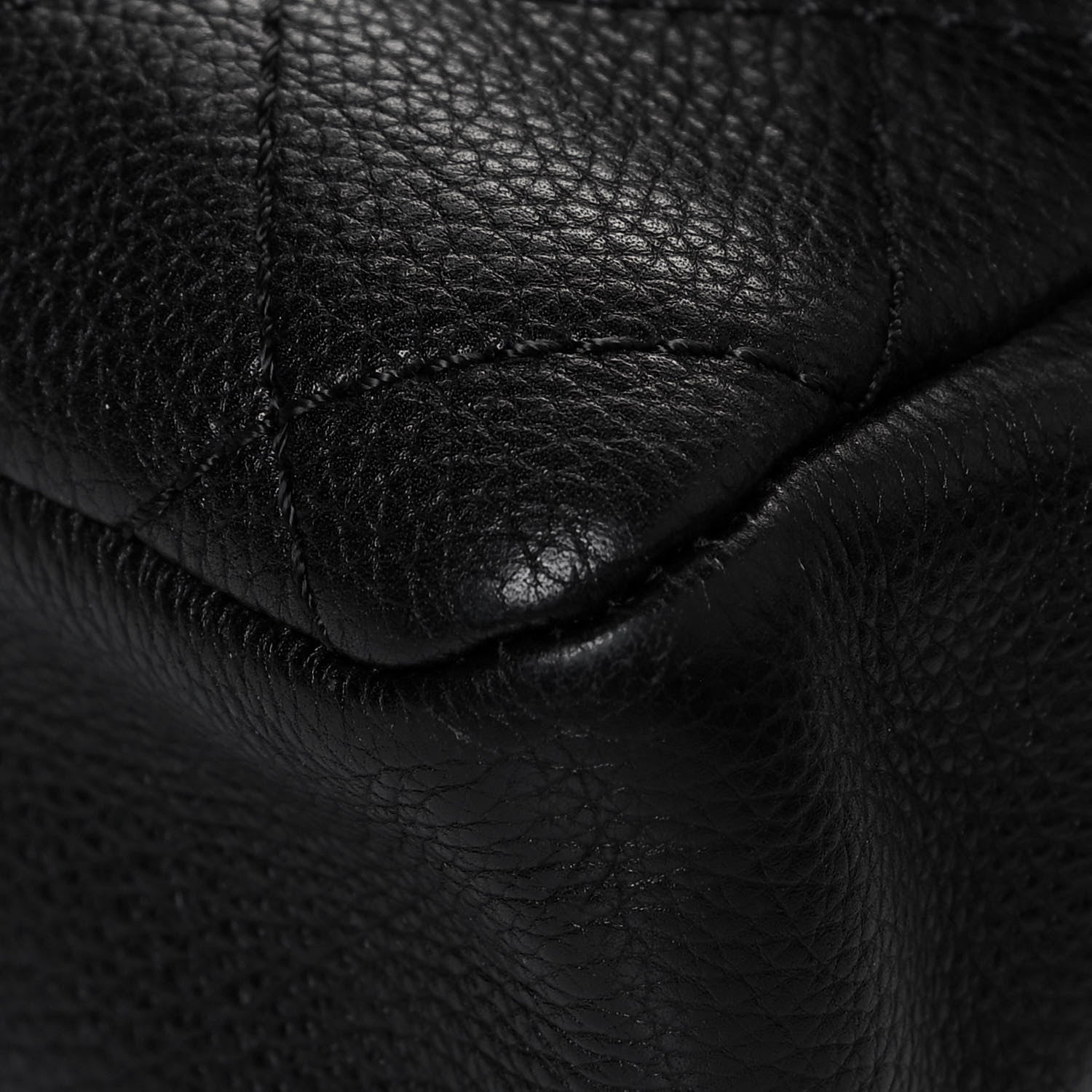 Chanel Calfskin Quilted Couture Messenger Black 10 of 14