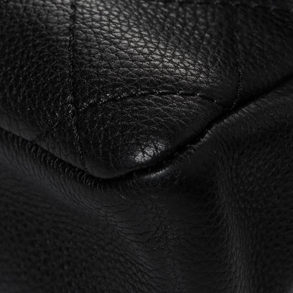 Chanel Calfskin Quilted Couture Messenger Black 10 of 14