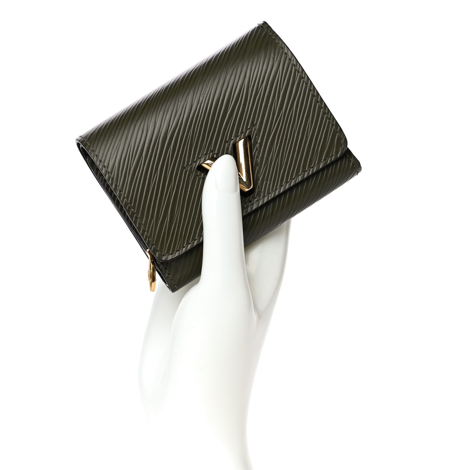 Louis Vuitton Epi Twist XS Wallet Kaki 2 of 12