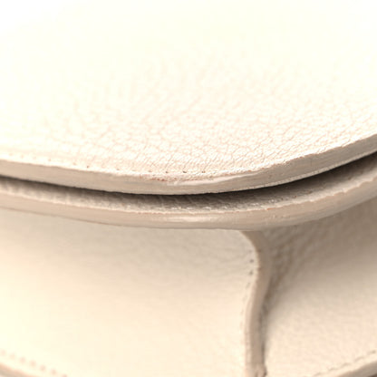 Celine Goatskin Medium Classic Box Flap Bag White 10 of 19