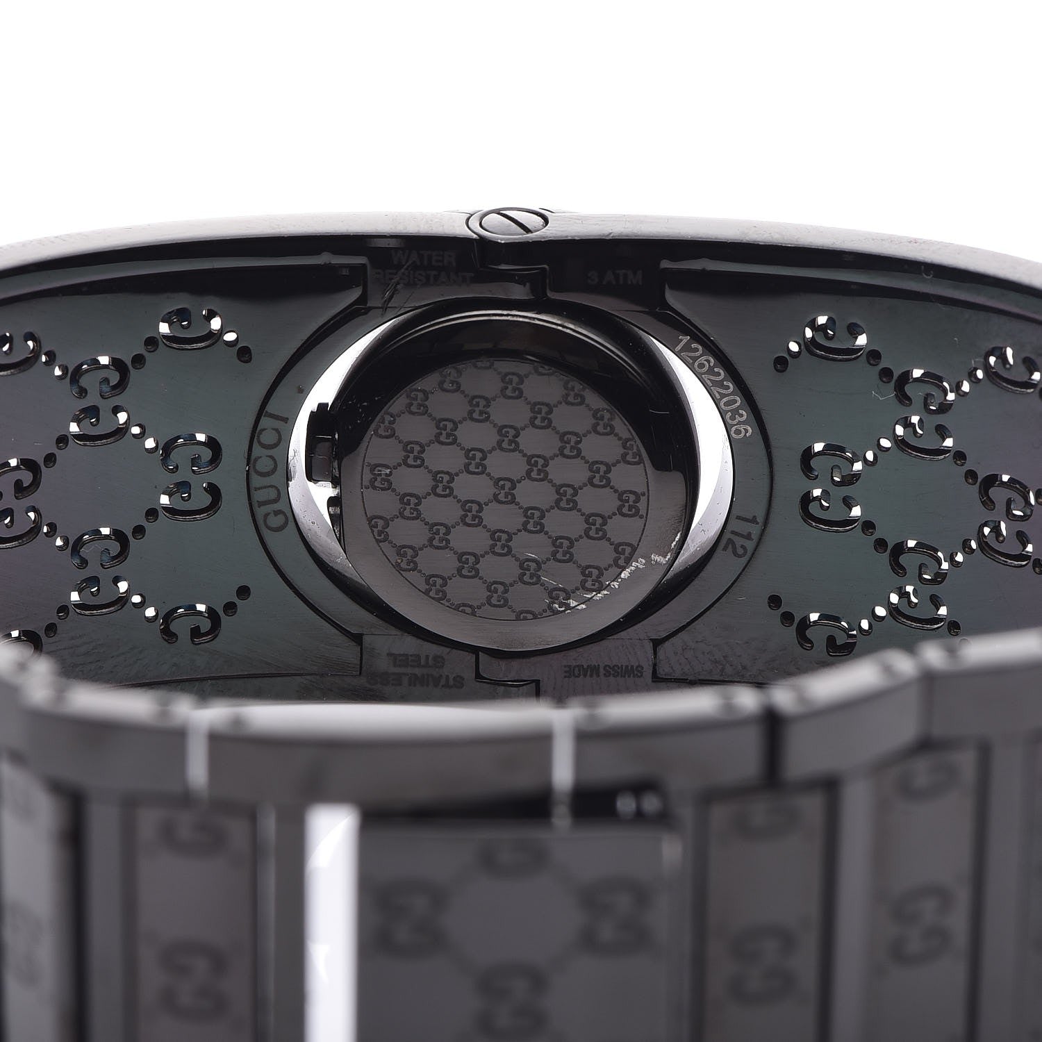 Gucci PVD Stainless Steel 23mm Twirl Quartz Watch Black 6 of 8