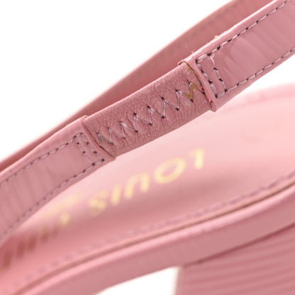 Louis Vuitton Electric Epi Shake Slingback Pumps 37 Pink 10 of 10