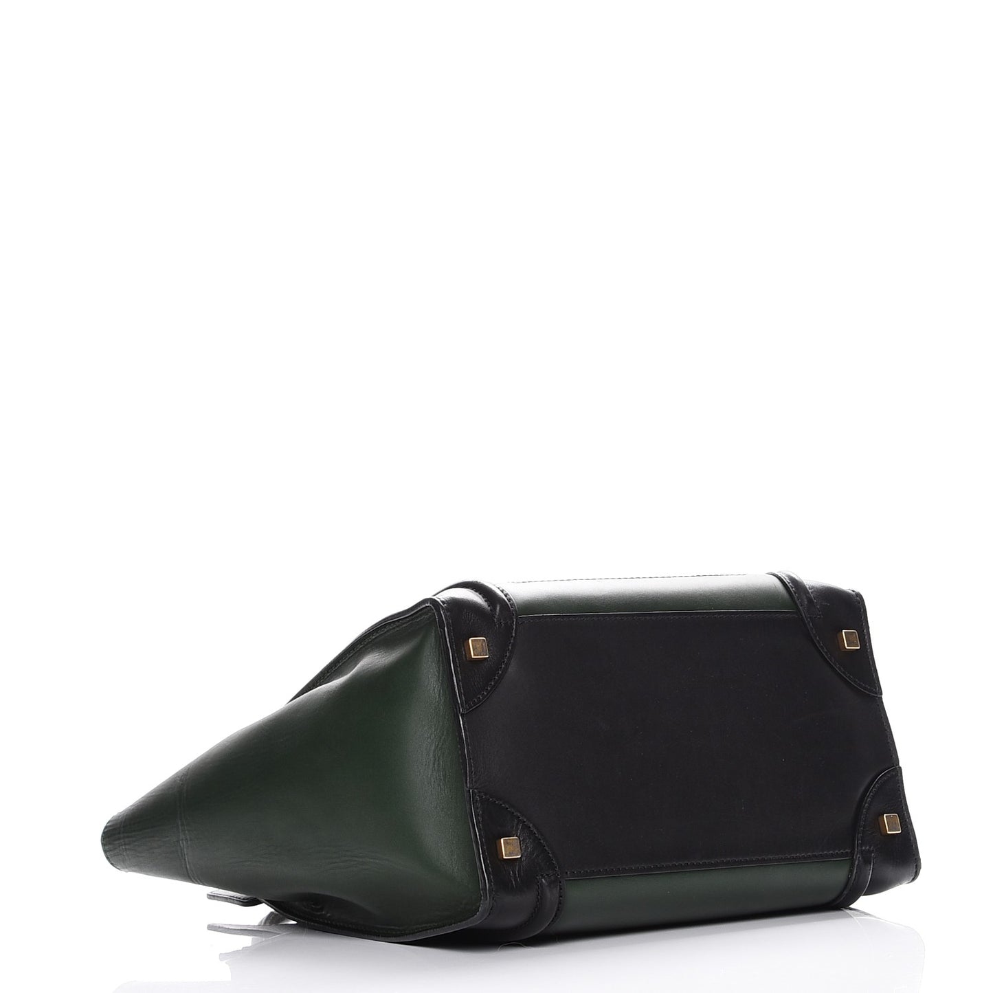 Smooth Calfskin Mini Tri-Color Luggage Forest
