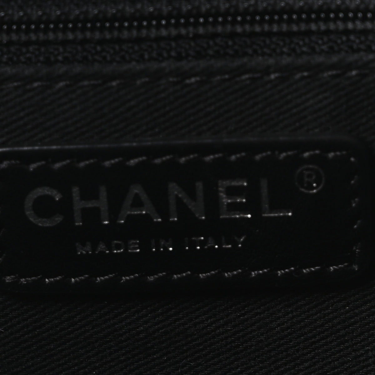 Calfskin CC Pocket Tote Black