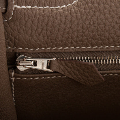 Hermes Togo Kelly Retourne 35 Etoupe 18 of 25