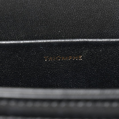 Celine Shiny Calfskin Medium Triomphe Black 6 of 11