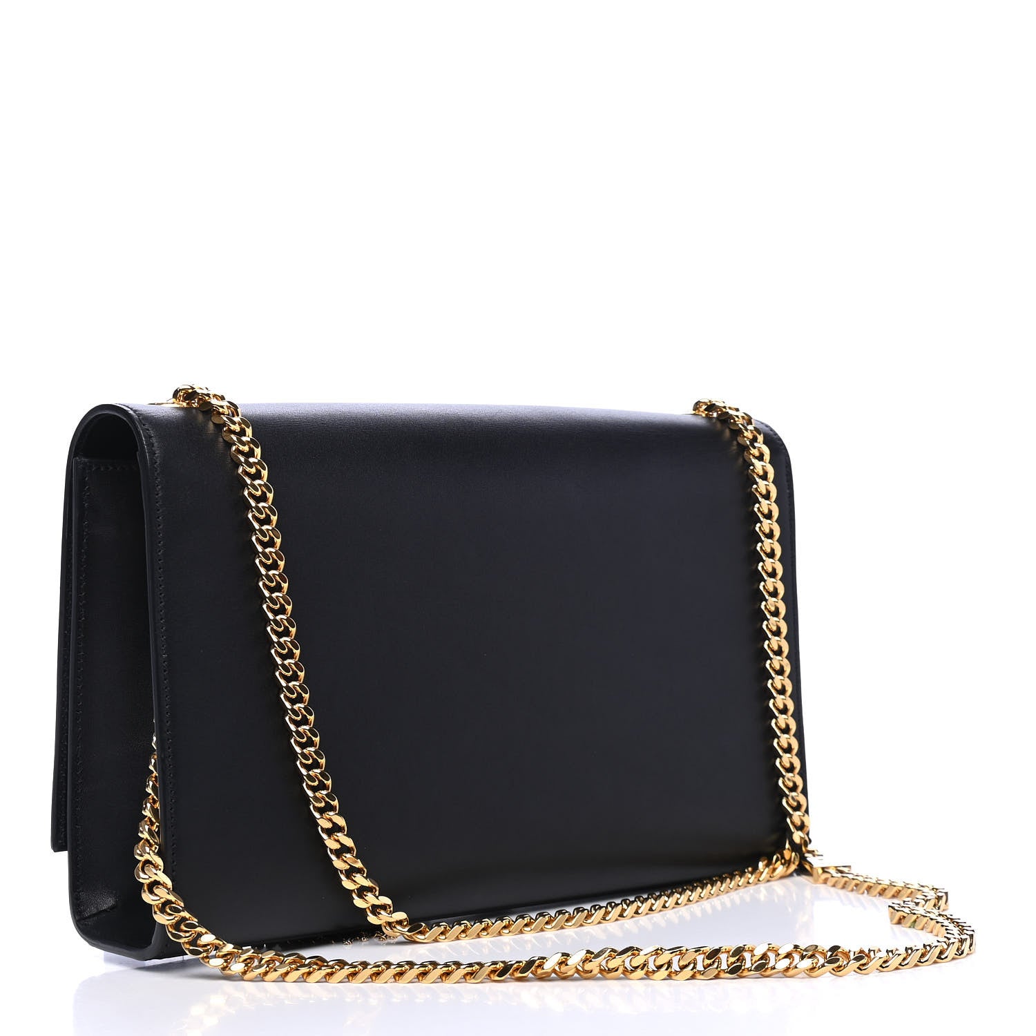 Saint Laurent Smooth Calfskin Medium Classic Monogram Kate Tassel Satchel Black 2 of 6