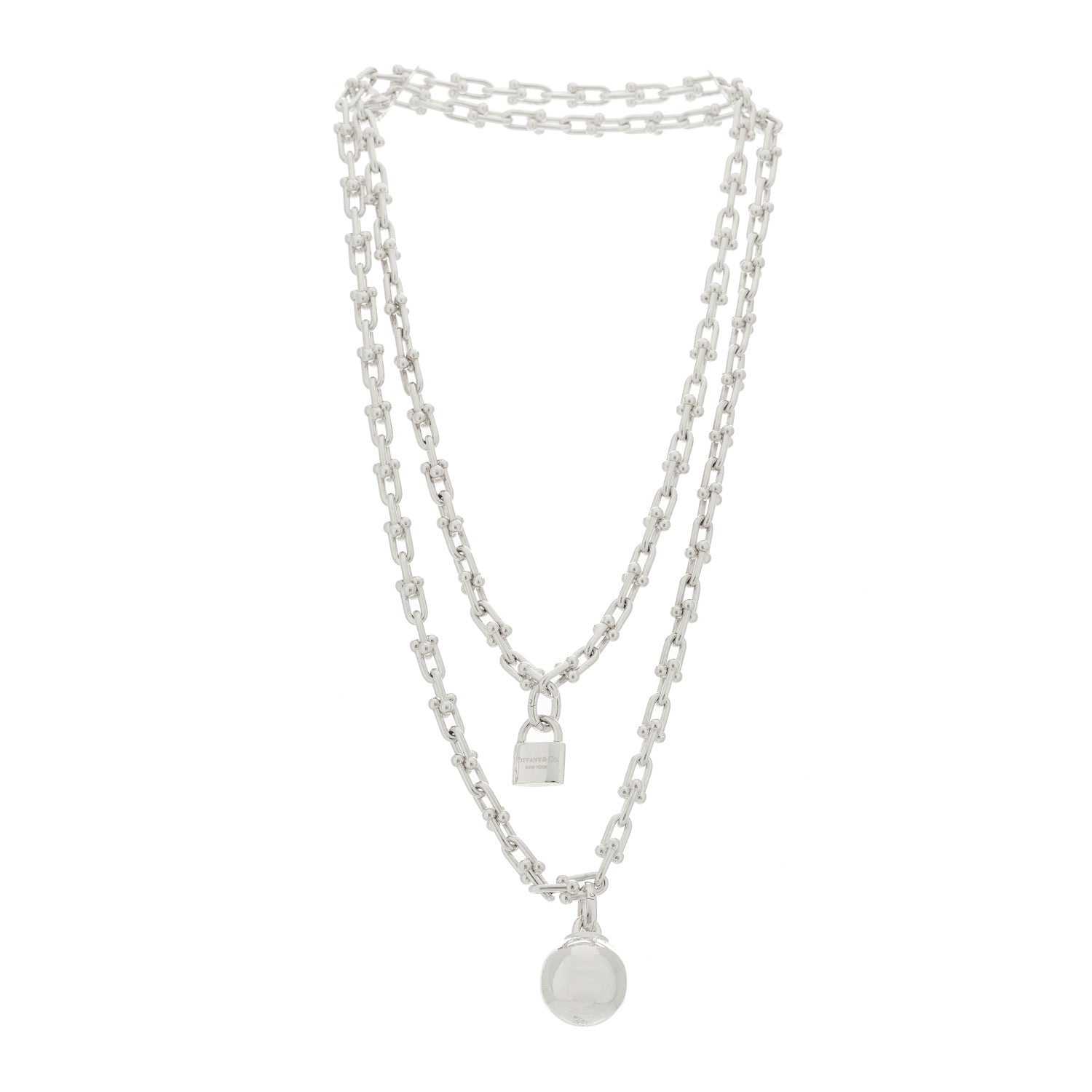 Tiffany Sterling Silver HardWear Wrap Necklace 3 of 6