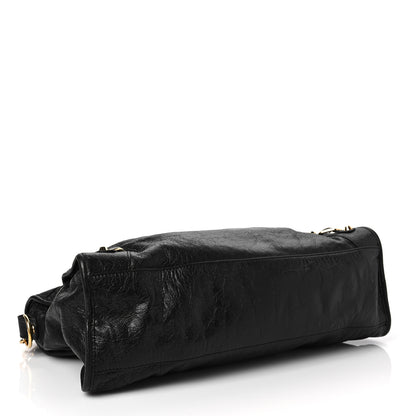 Balenciaga Agneau Classic Gold Hardware City Black 4 of 7
