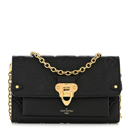 Louis Vuitton Empreinte Vavin Chain Wallet Black 1 of 12