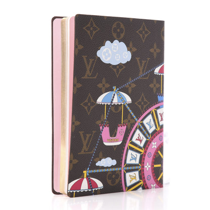 Louis Vuitton Monogram 2020 Christmas Animation Big Wheel Notebook MM Rose Ballerine 3 of 7