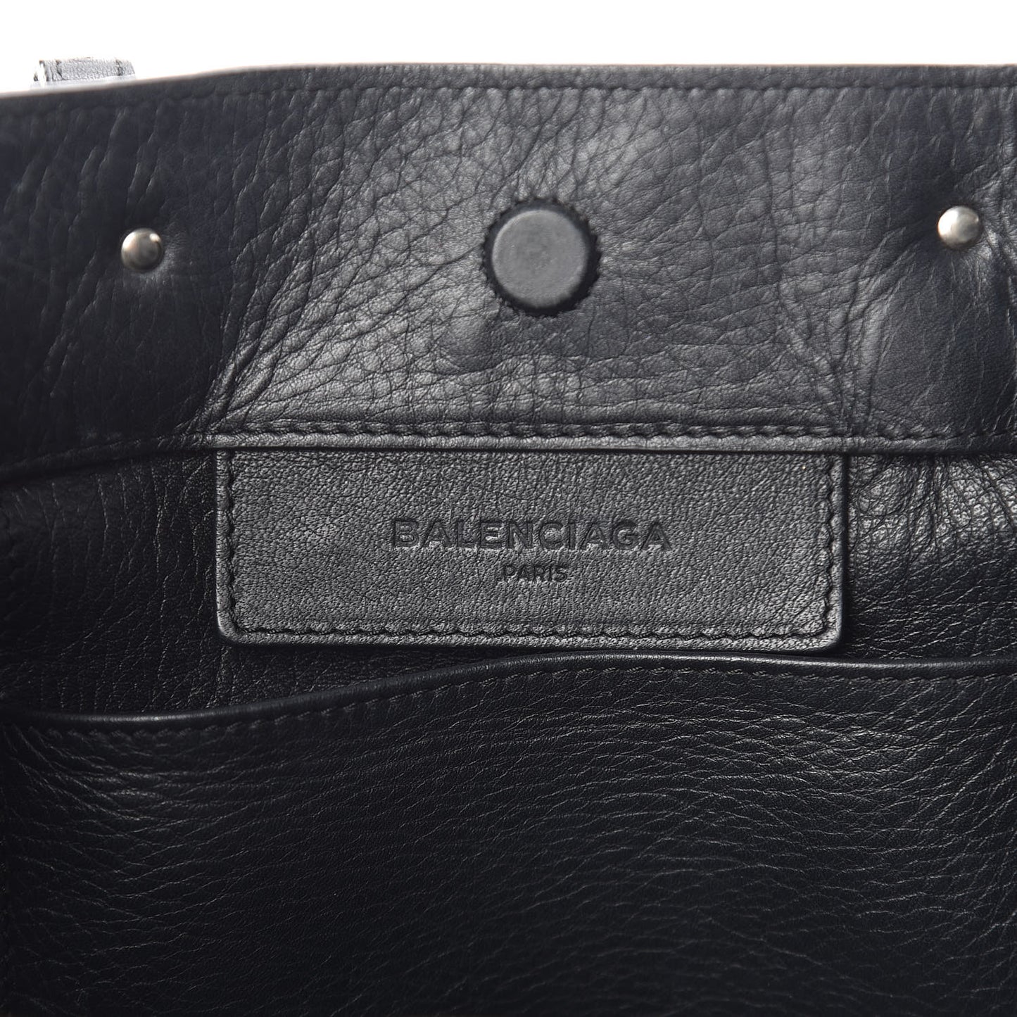 Calfskin Papier Mini A4 Tote Black