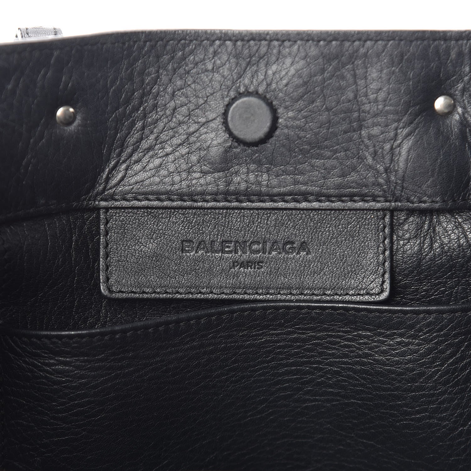 Balenciaga Calfskin Papier Mini A4 Tote Black 6 of 16