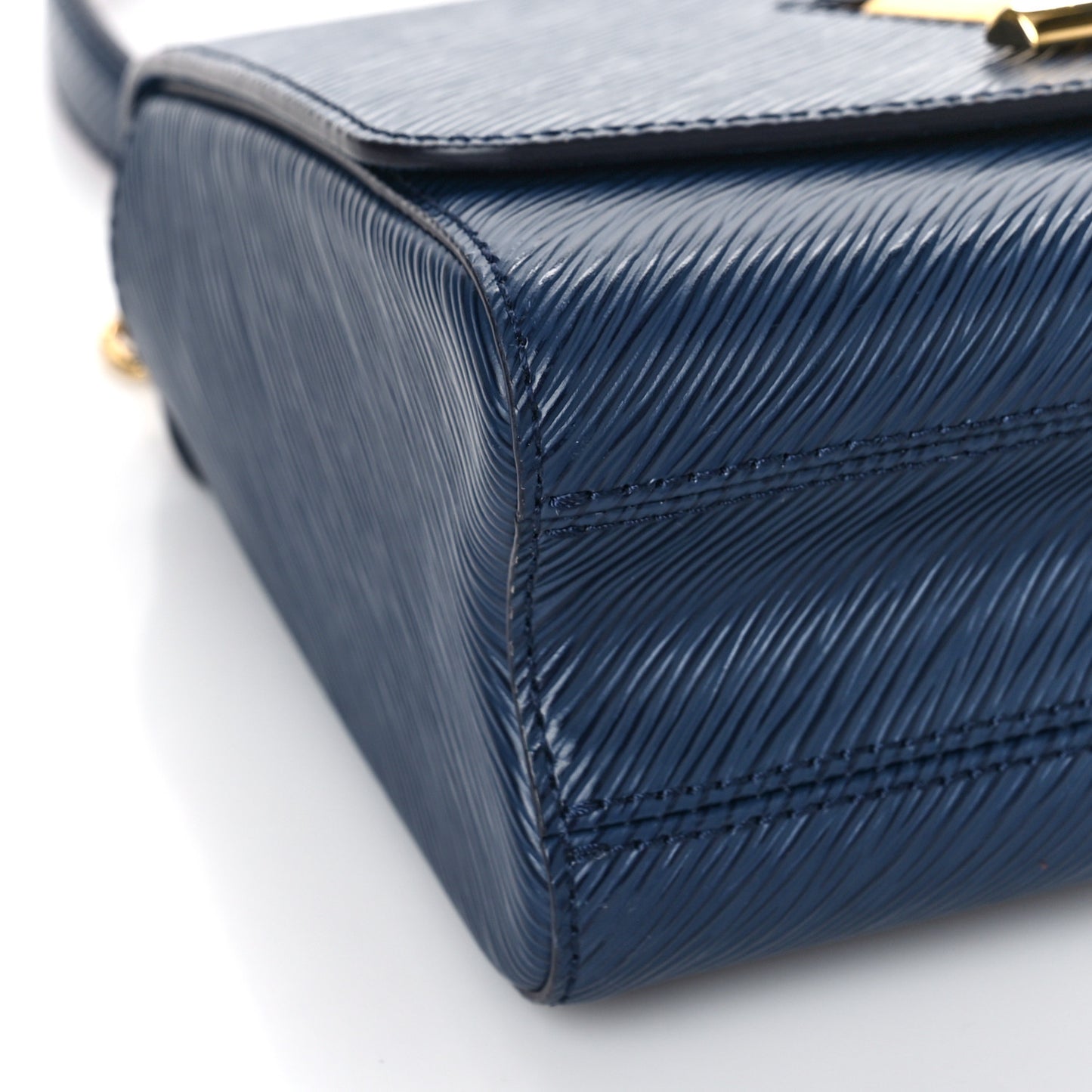 Epi Twist Shoulder Bag MM Indigo