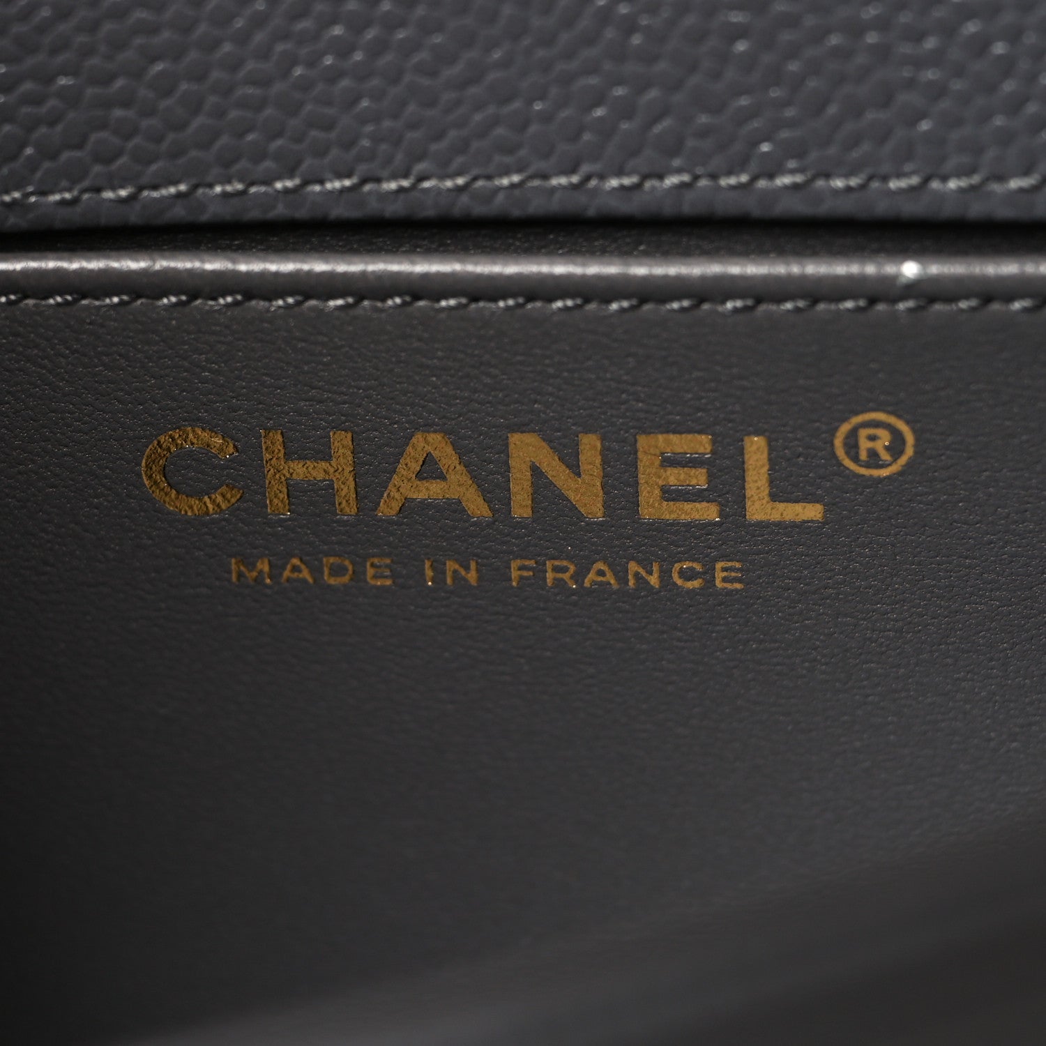 Chanel Caviar Quilted Small Boy Messenger Bag Dark Grey 6 of 10