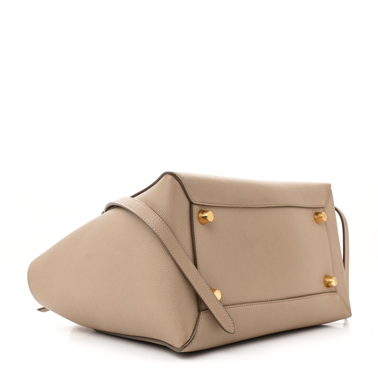 Drummed Calfskin Mini Belt Bag Dune