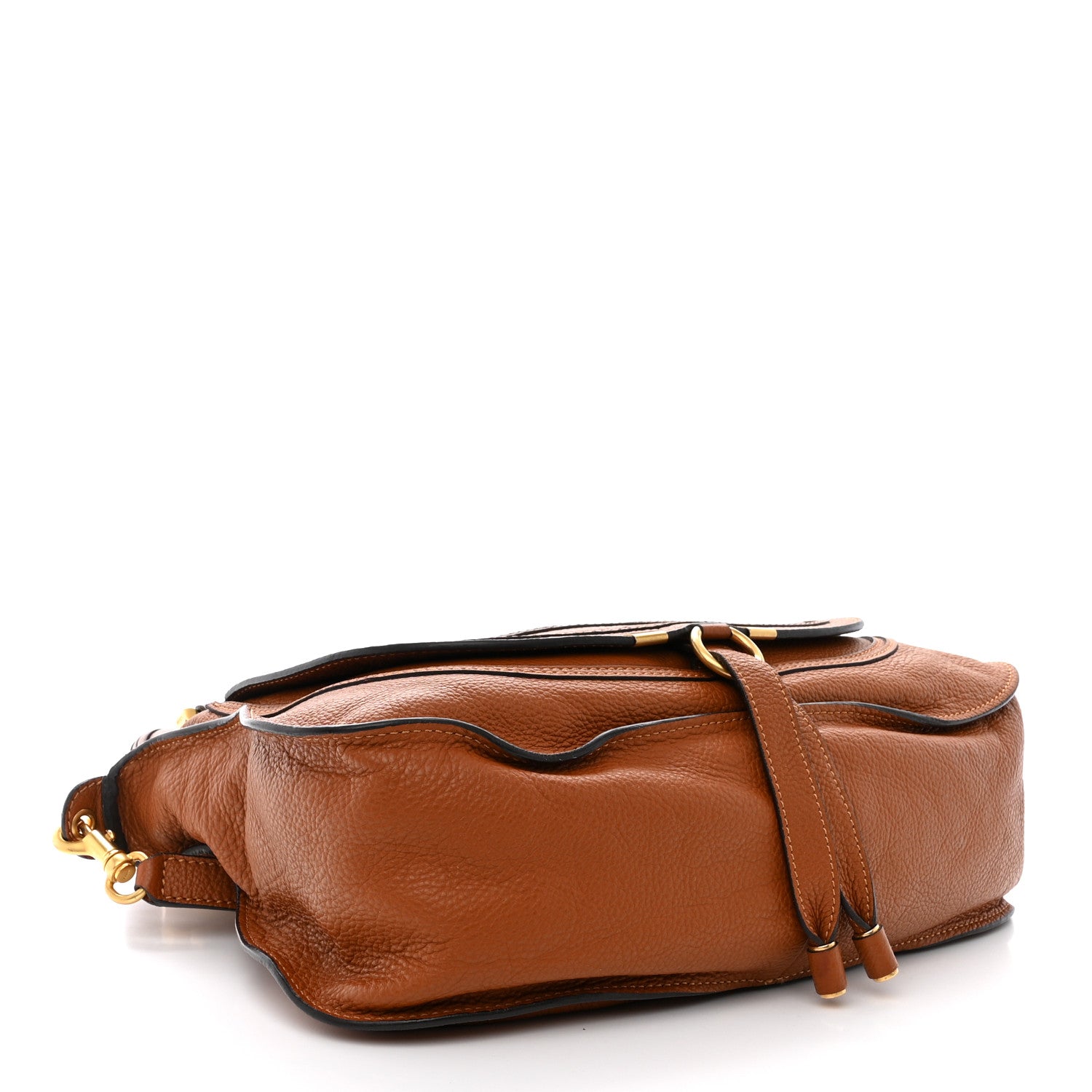 Chloe Calfskin Medium Marcie Satchel Tan 4 of 13