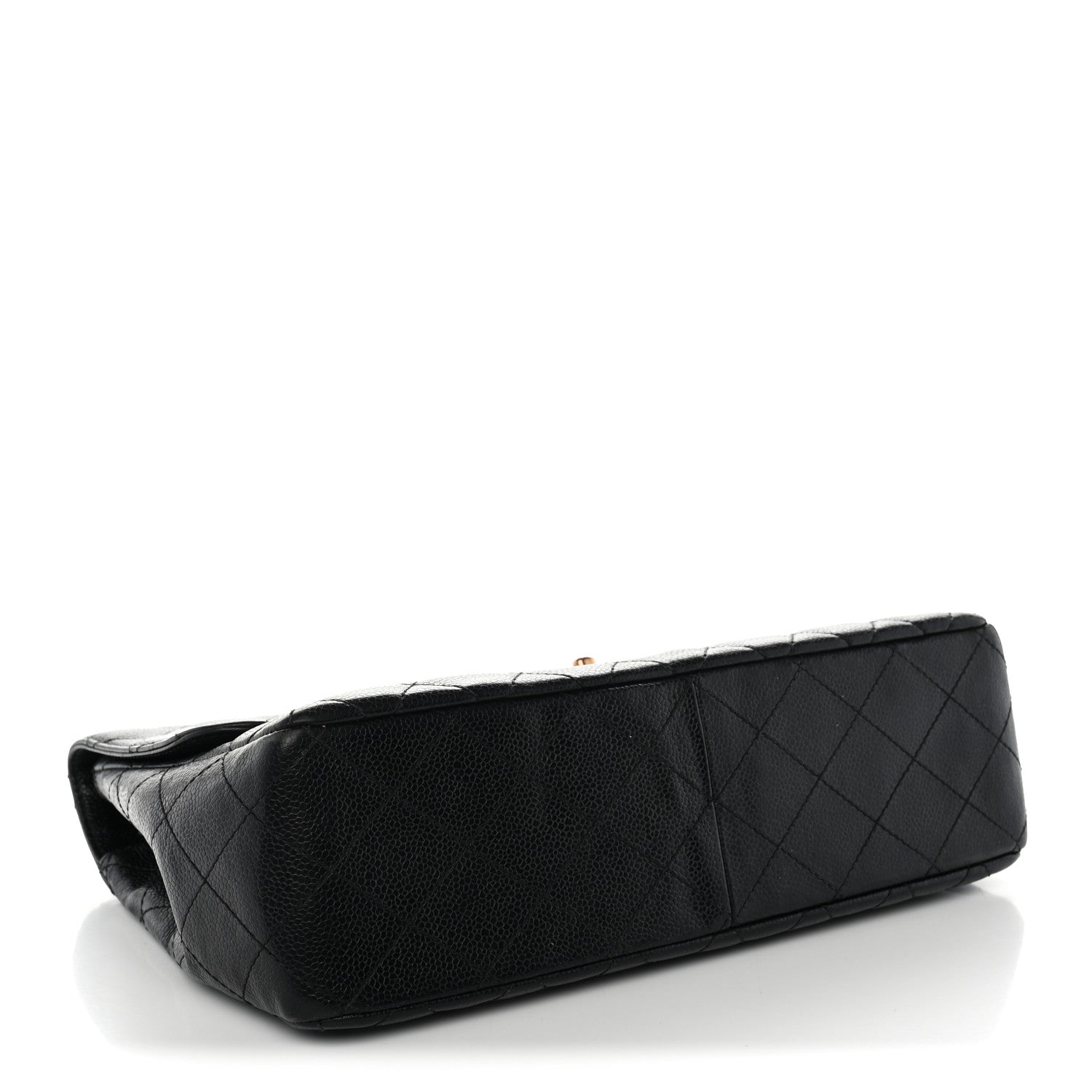 Chanel Caviar Quilted Jumbo Single Flap Black 4 of 14