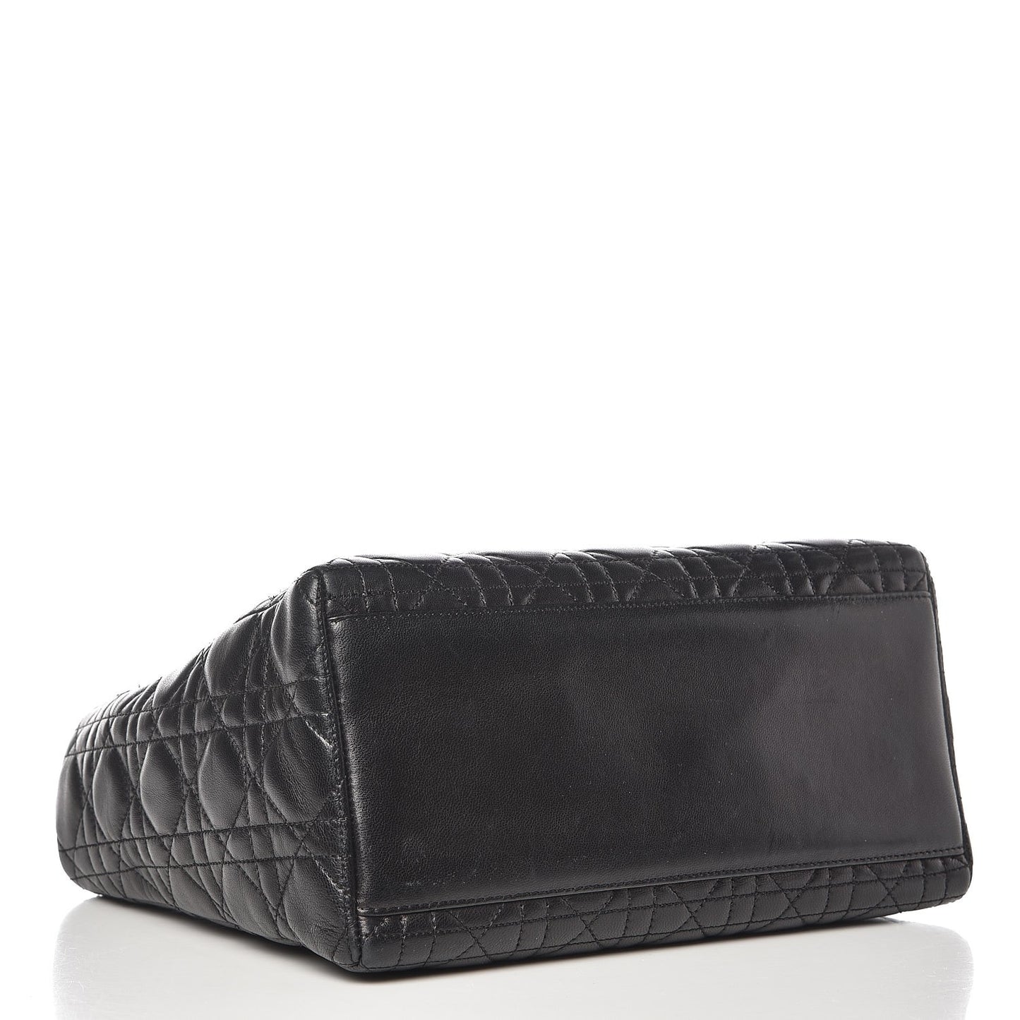 Lambskin Cannage Medium Lady Dior Black