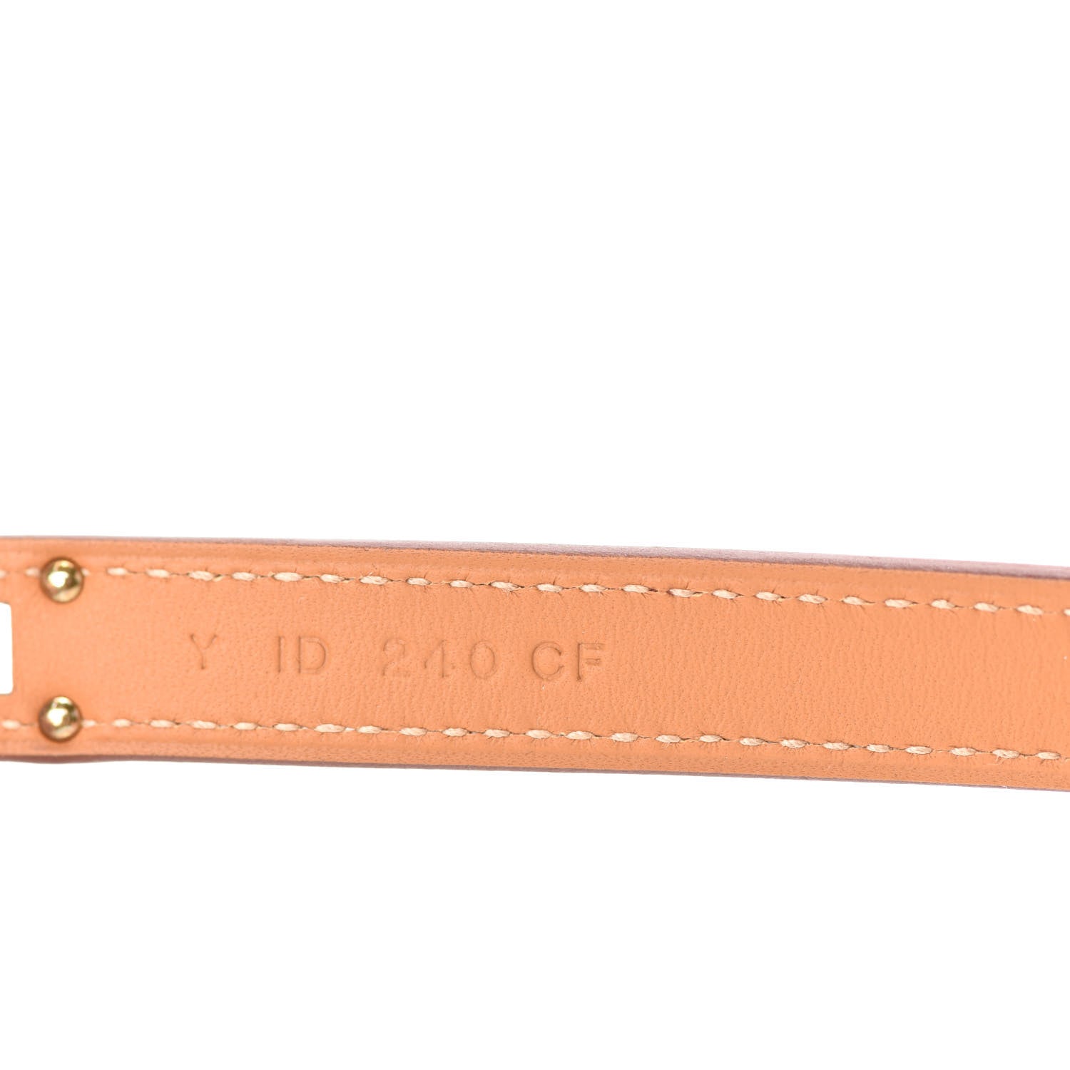 Hermes Barenia Kelly Double Tour Bracelet T2 Fauve 5 of 7