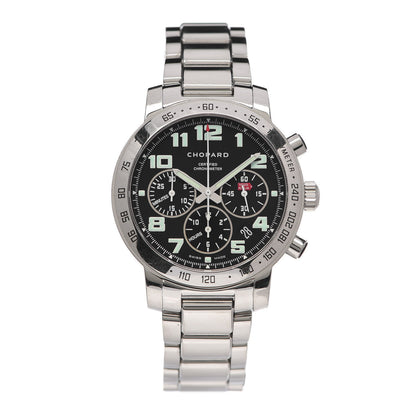 Chopard Stainless Steel 40mm Mille Miglia Chronograph Automatic Watch Black 1 of 7
