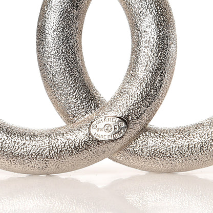 Chanel Baguette Crystal CC Brooch Silver 4 of 4