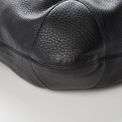 Gucci Pebbled Calfskin Medium Soho Chain Hobo Black 9 of 10