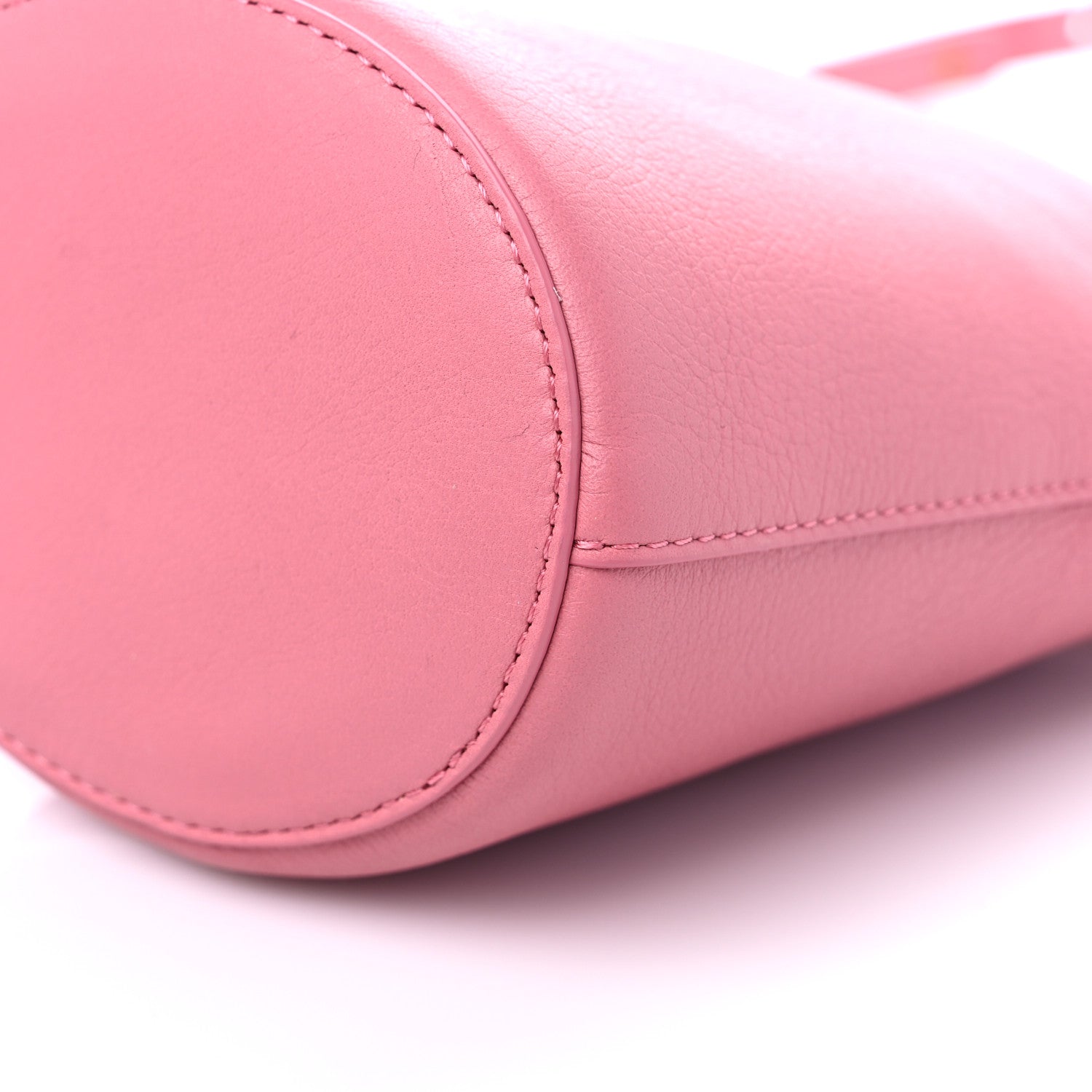 Mansur Gavriel Pebbled Calfskin Mini Zip Bucket Bag Pink 8 of 11
