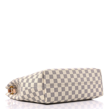 Louis Vuitton Damier Azur Graceful PM Rose Ballerine 4 of 11