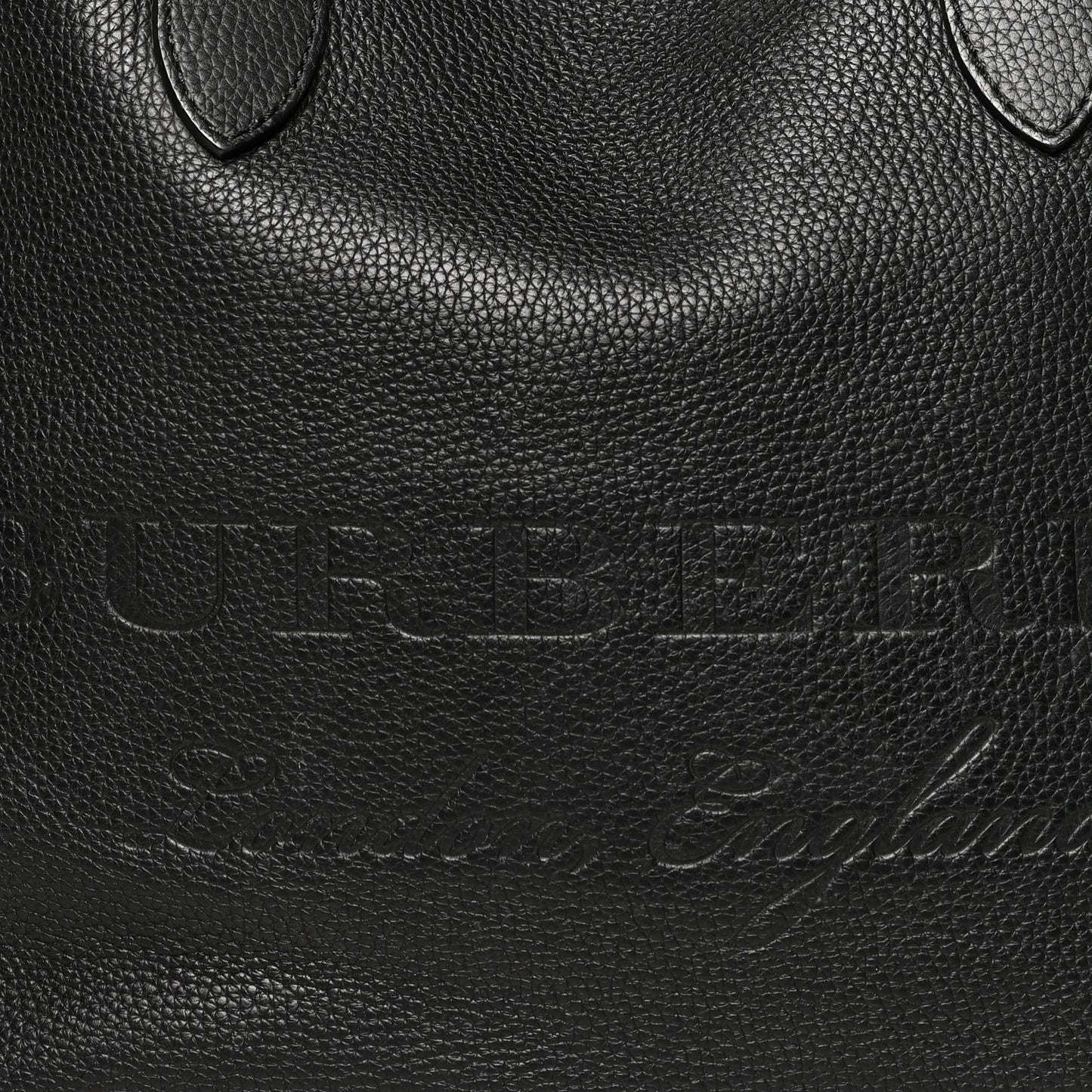 Grainy Calfskin Remington Tote Black