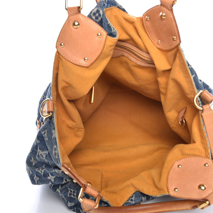 Louis Vuitton Denim Mahina XL Blue 5 of 15