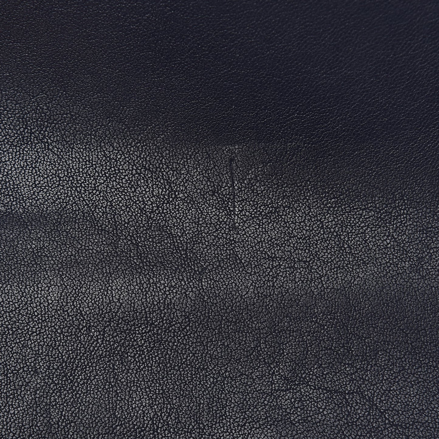 Sheepskin Matelasse Chevron Monogram Medium College Bag Deep Marine