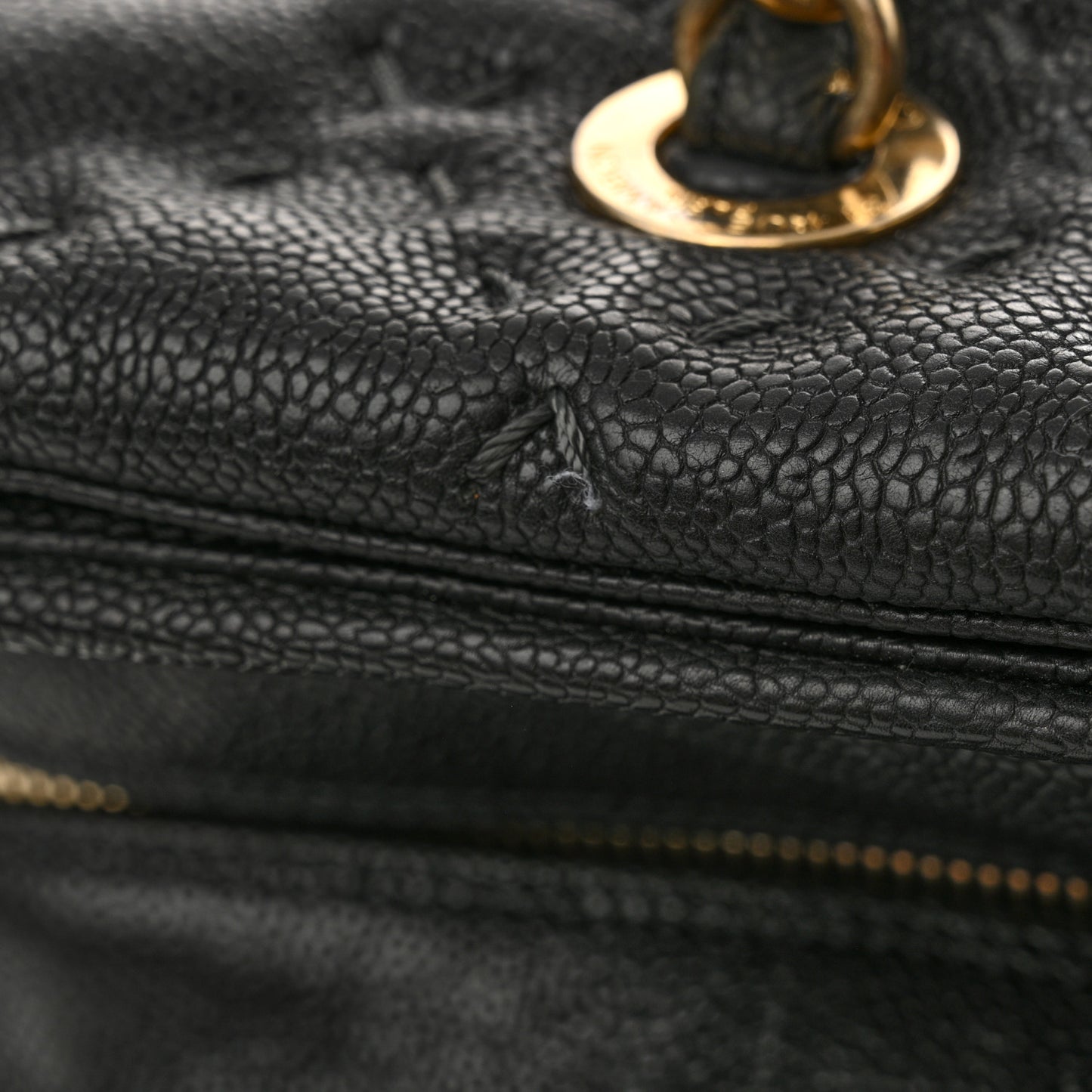 Caviar Wild Stitch Tote Black