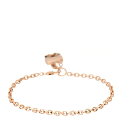 Hermes 18K Rose Gold Diamond Constance Amulette Bracelet SH 3 of 5
