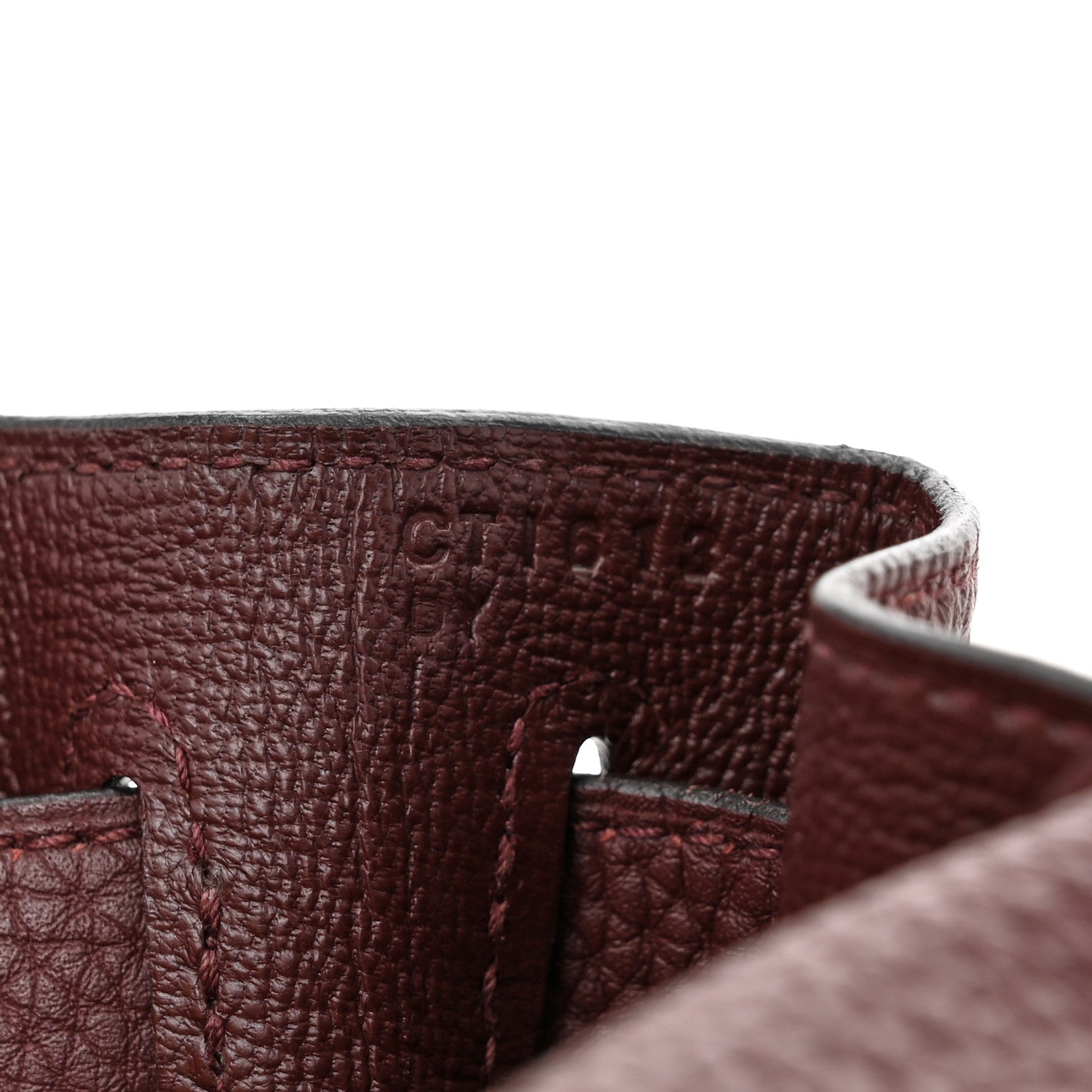 Hermes Togo Kelly Retourne 28 Rouge H 7 of 10