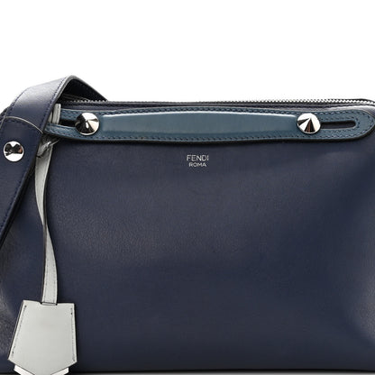 Fendi Vitello Dolce 4 Color Medium By The Way Boston Bag Blueberry Perla Multicolor 9 of 11