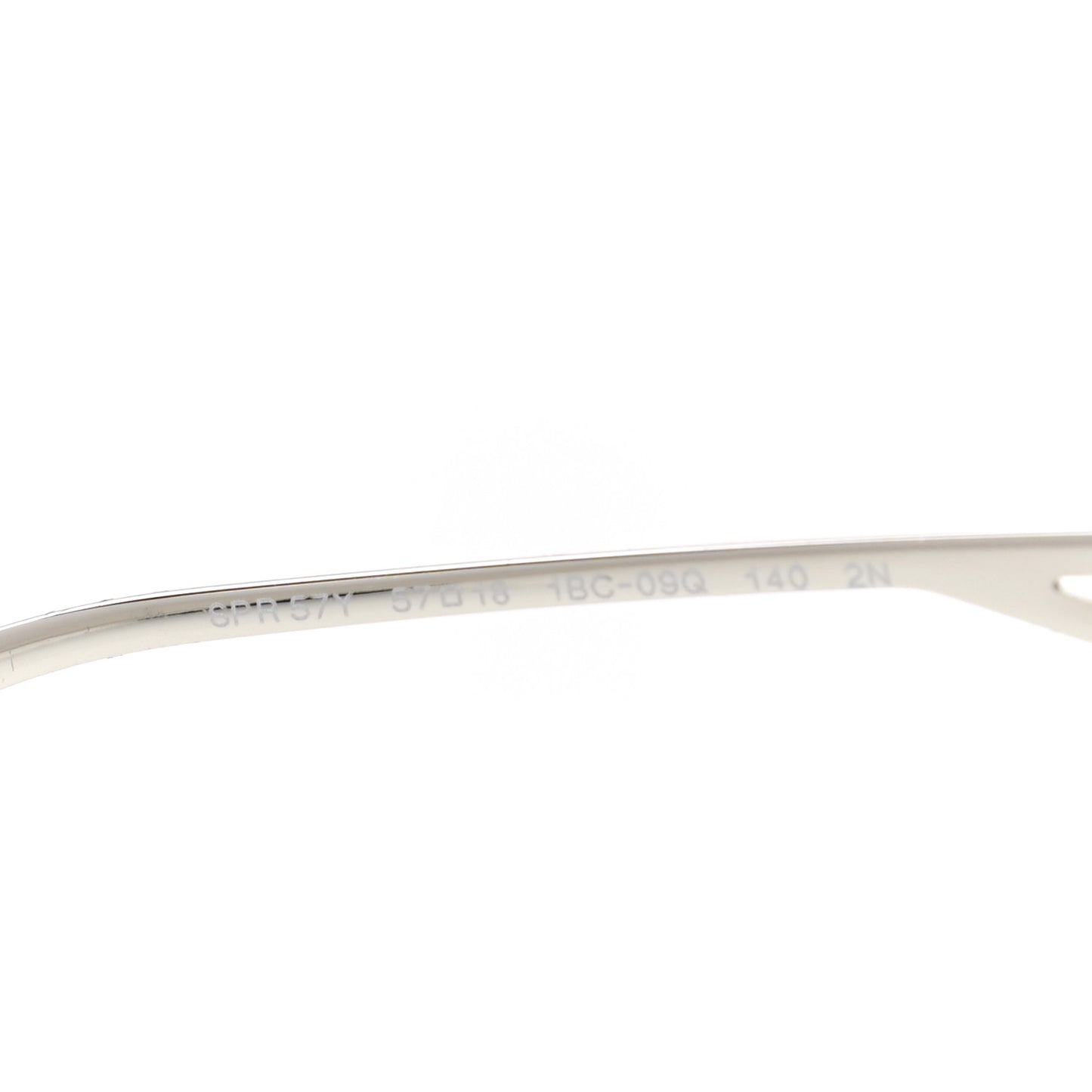 Metal Symbole Triangle Logo Sunglasses SPR57Y Silver