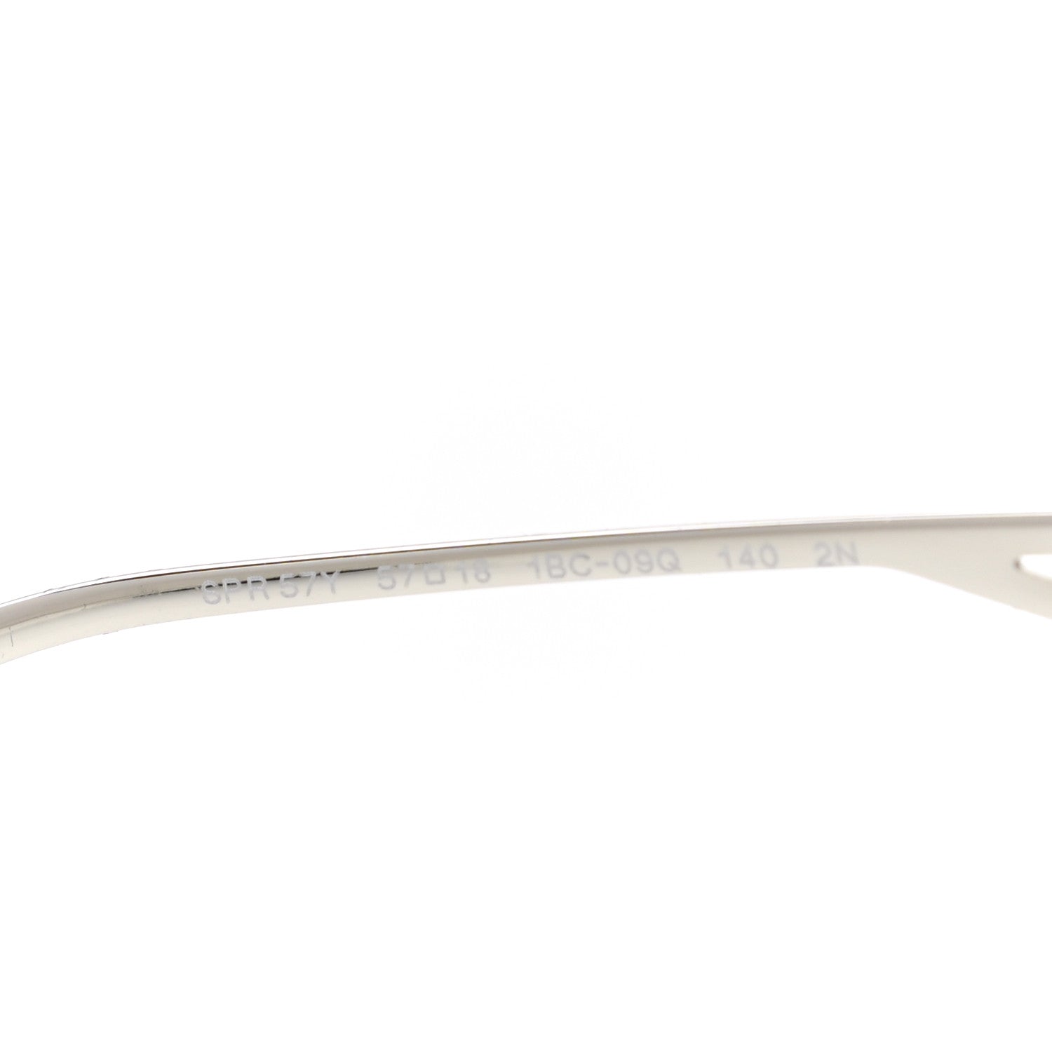 Prada Metal Symbole Triangle Logo Sunglasses SPR57Y Silver 6 of 7