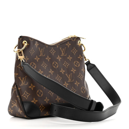 Louis Vuitton Monogram Odeon PM Black 3 of 9