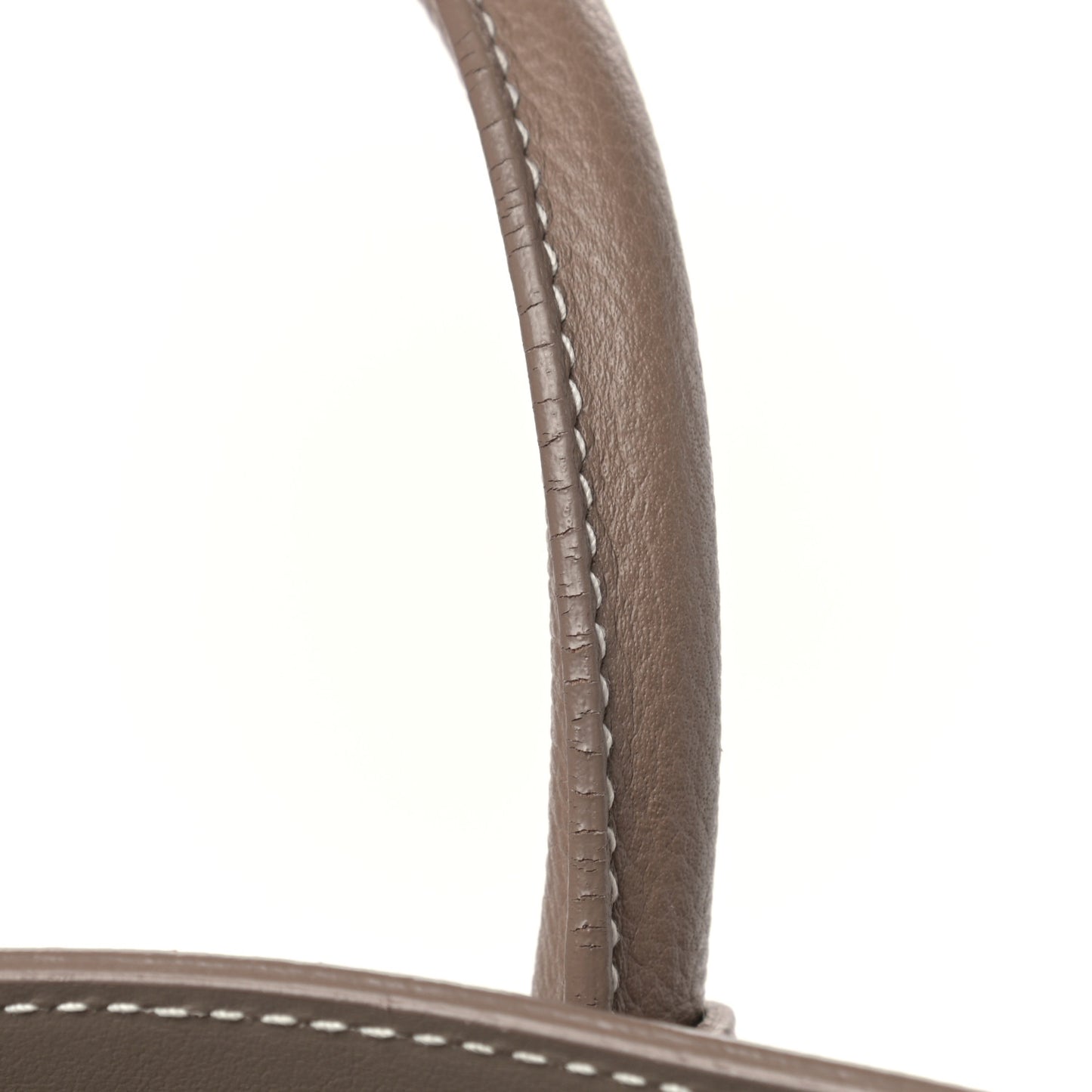 Grained Calfskin Small Sac De Jour Taupe