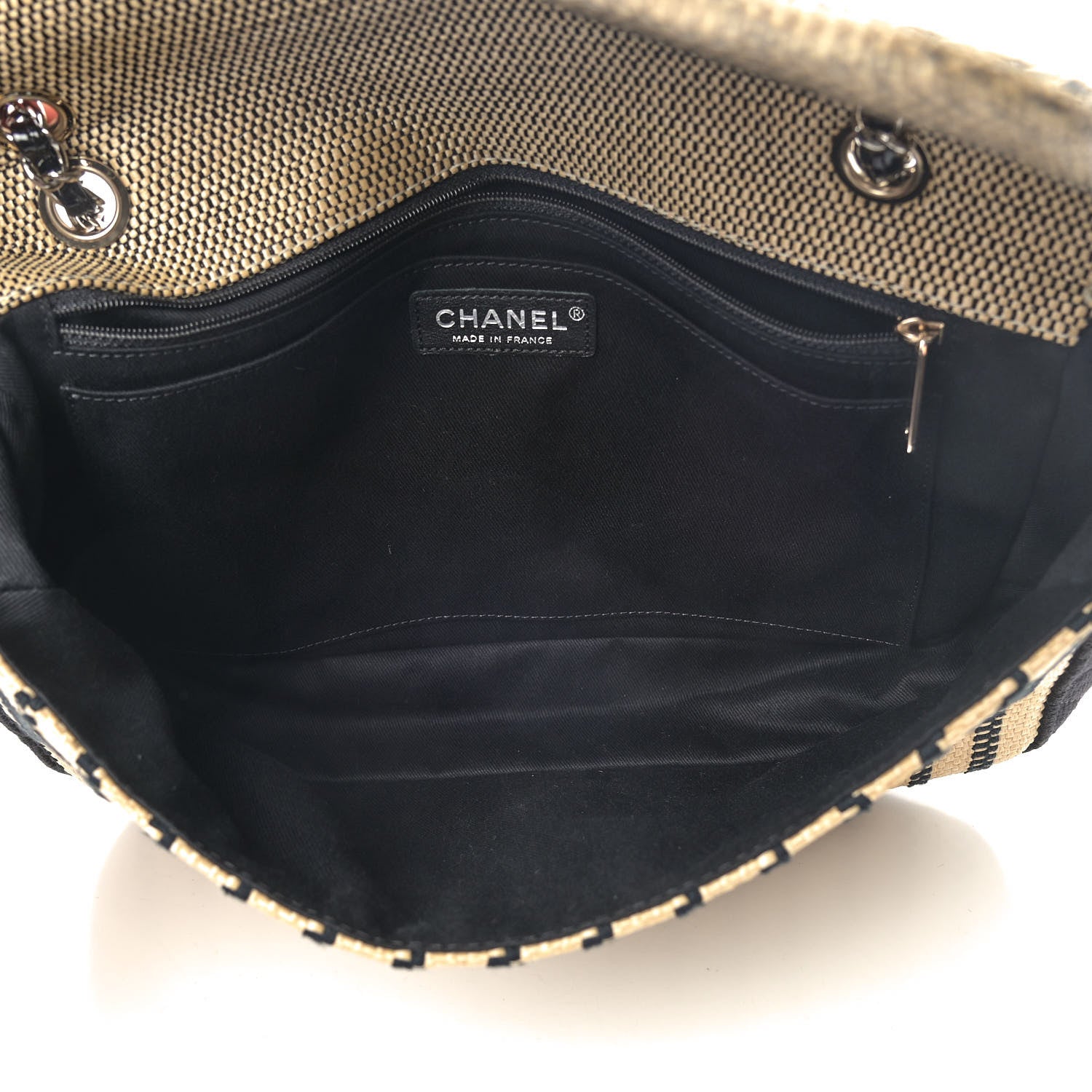 Chanel Cannes Raffia Mademoiselle Flap 4 of 10