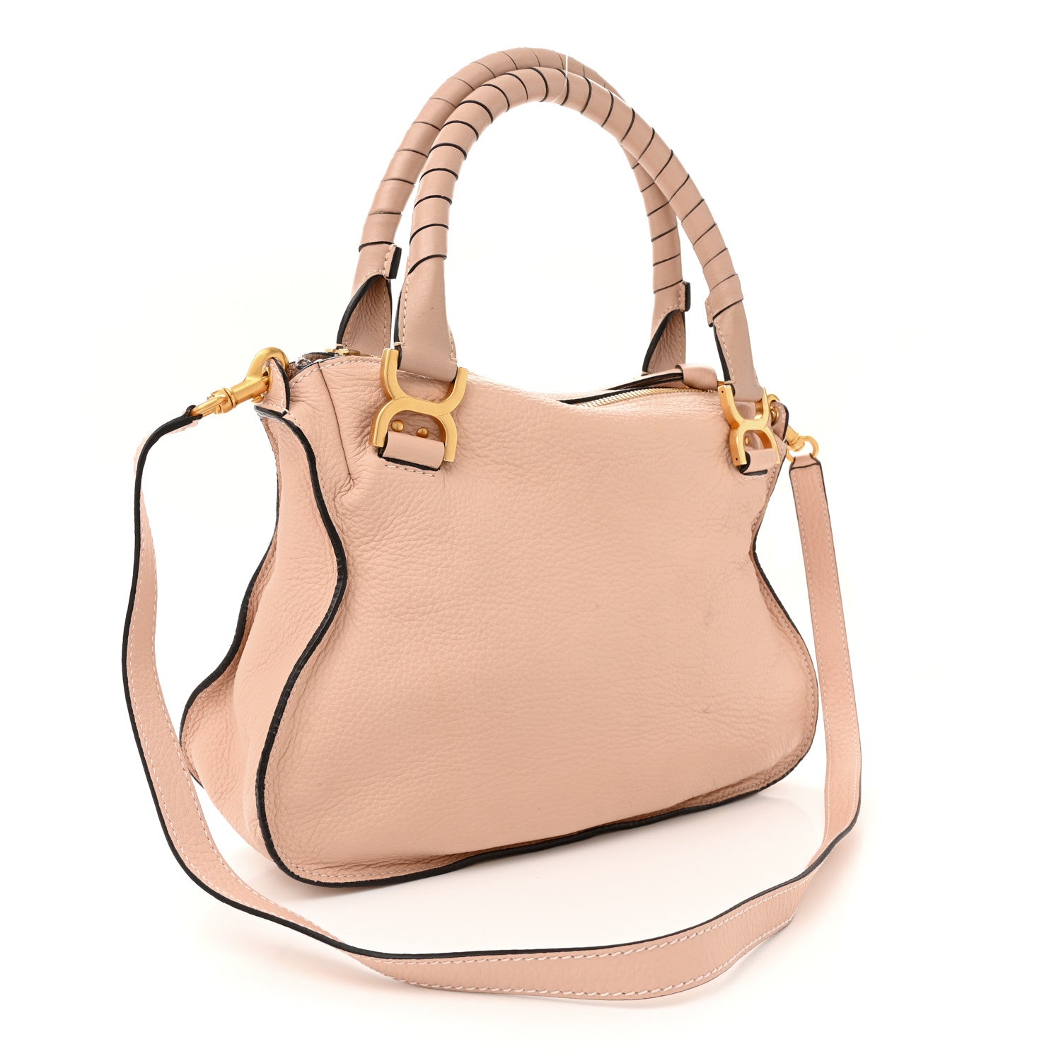 Chloe Calfskin Medium Marcie Satchel Blush Nude 3 of 15