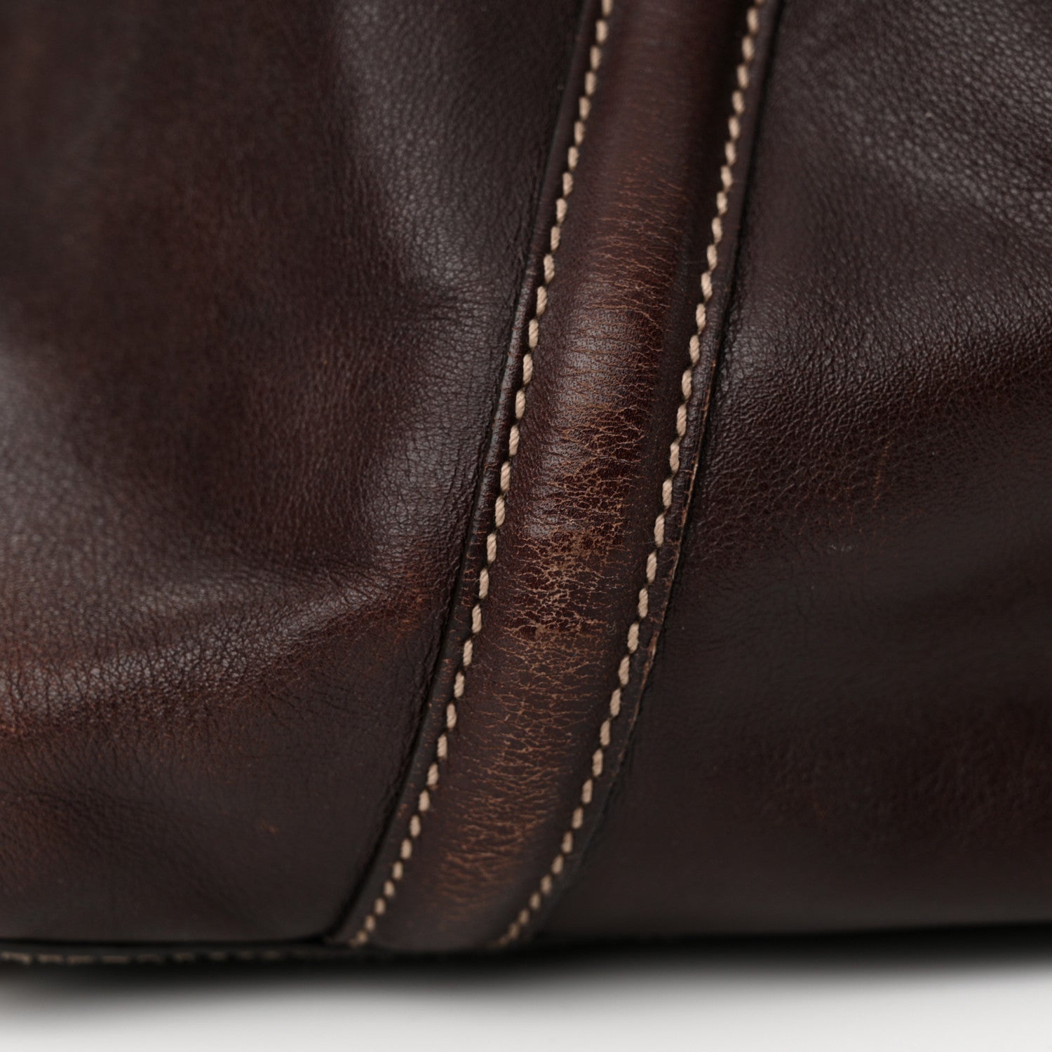 Gucci Calfskin Medium Britt Tote Dark Brown 17 of 17